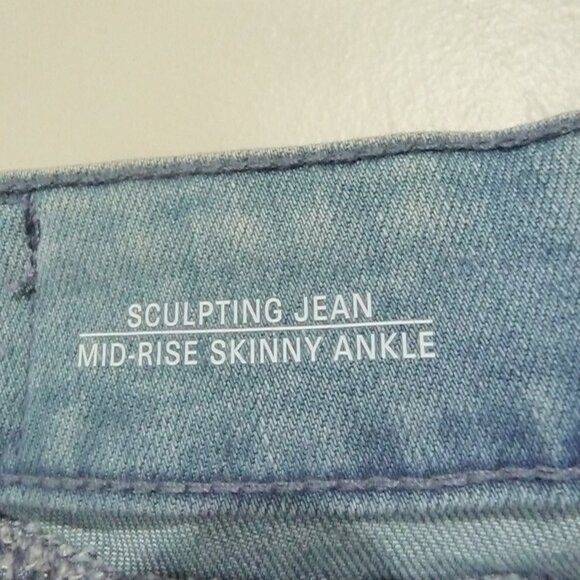 IVANKA TRUMP SCULPTING SKINNY ANKLE JEANS SIZE 10 - Picture 8 of 9
